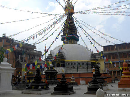 13 Oktober:  Kathmandu Swayambhunath